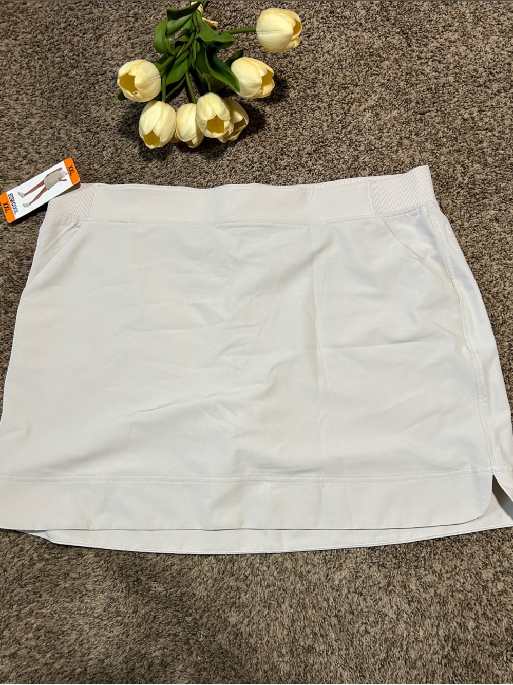 32 Degrees off White Active Skort with pockets